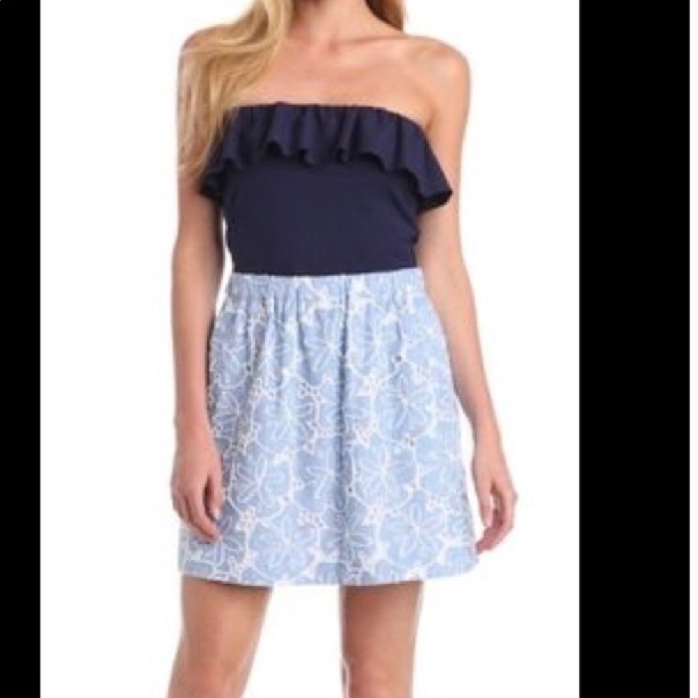 Lilly Pulitzer strapless dress